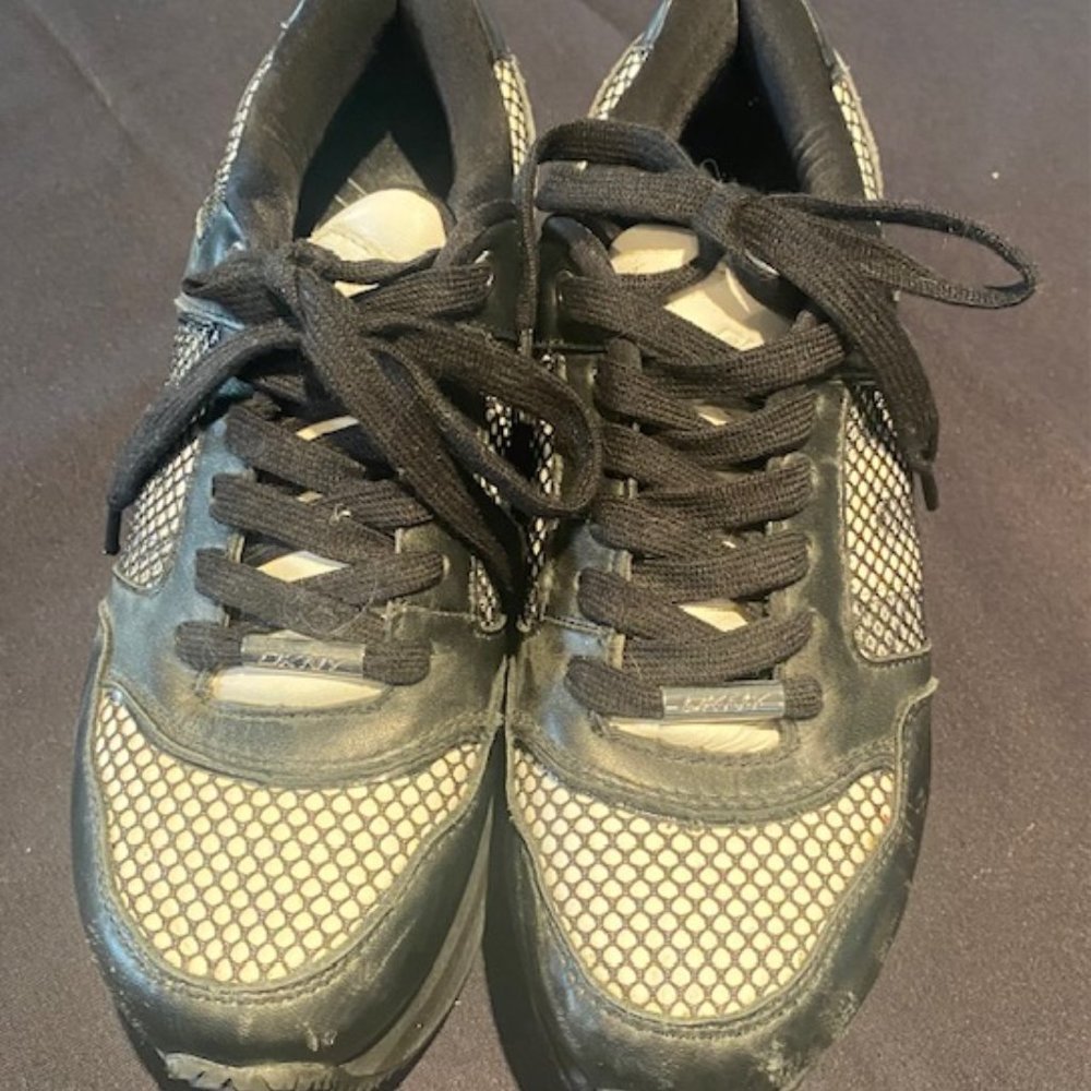 DKNY Leather Lace Up Shoes